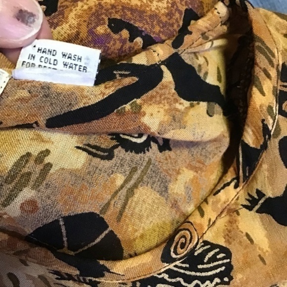 Vintage 80s safari tunic - Picture 4 of 9